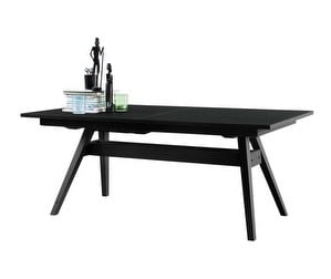 Extendable Dining Table #11, Black, 100 x 183/275 cm, .