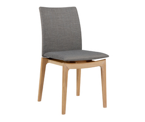 Chair #63, Grey / White-Oiled Oak, .