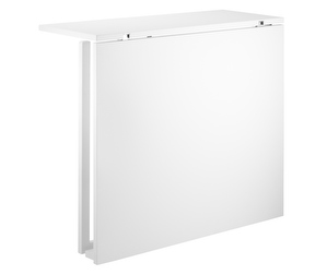 String System Folding Table, White