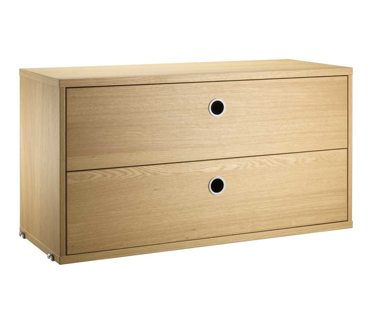 String Furniture String System Chest of Drawers Oak