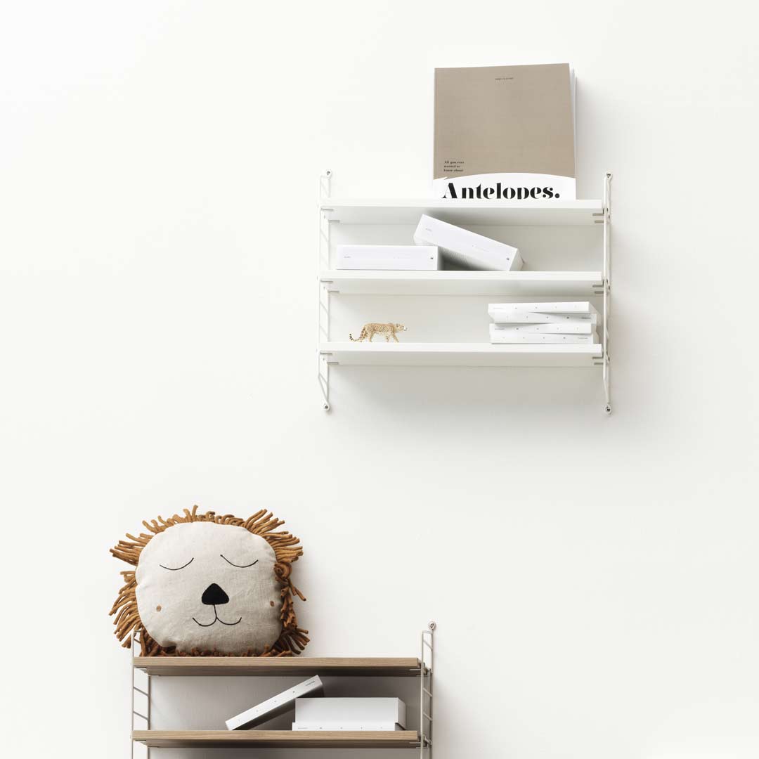 String Furniture String Pocket Shelf, White | Vepsäläinen