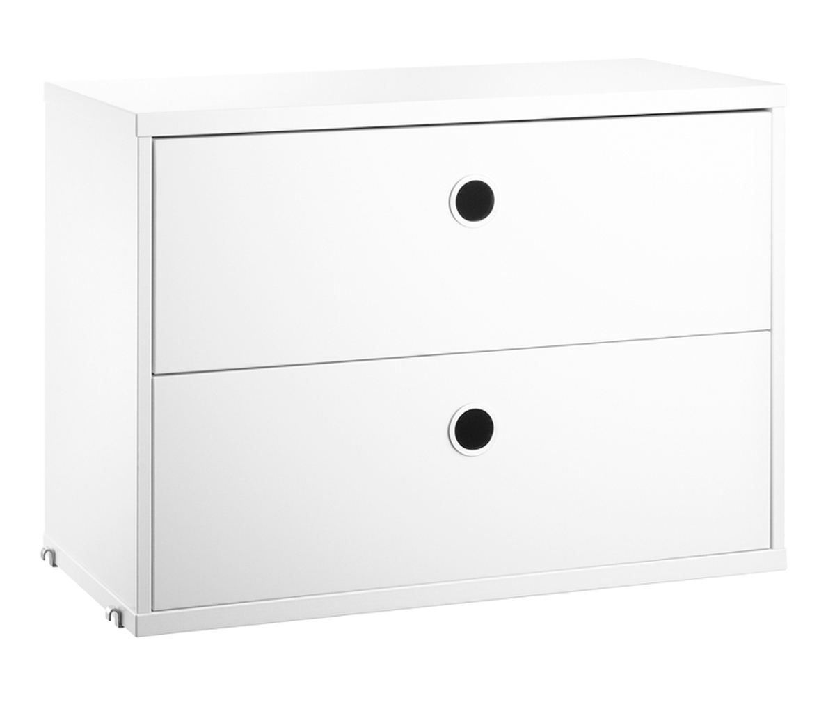 String Furniture String System Chest of Drawers White