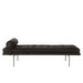 Ritzy-daybed, Nubuck-nahka musta, L 196 cm