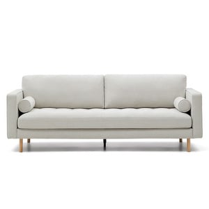 Debra-sohva, helmenharmaa, L 222 cm