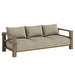 Bare-sohva, Textured Weave -kangas warm sand / carob brown, L 225 cm