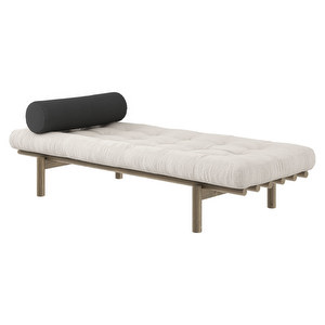 Next-daybed, ivory/ruskea