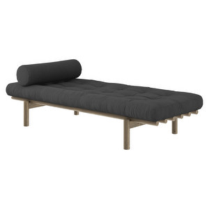 Next-daybed, charcoal/ruskea