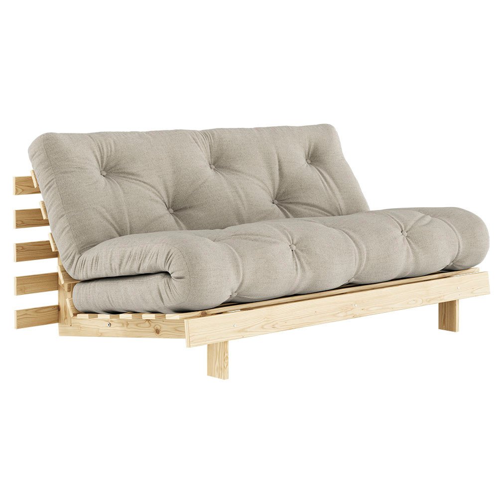 Karup Design Roots-futonsohva linen/mänty, L 160 cm