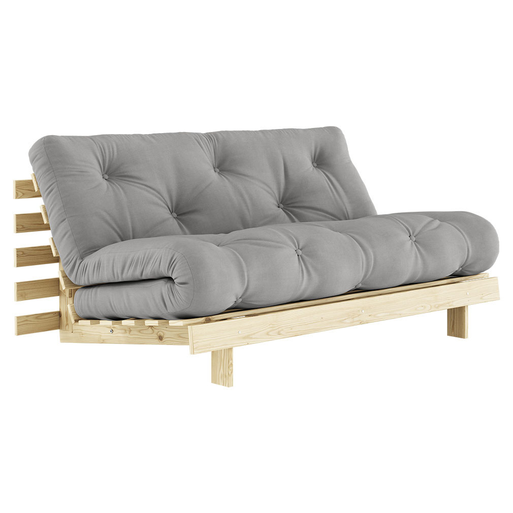 Karup Design Roots-futonsohva grey/mänty, L 160 cm