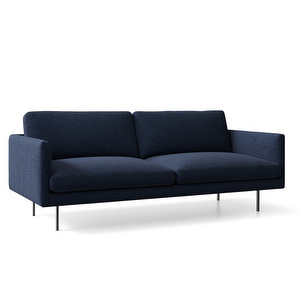 Basel-sohva, Verso-kangas 048 tummansininen, L 200 cm