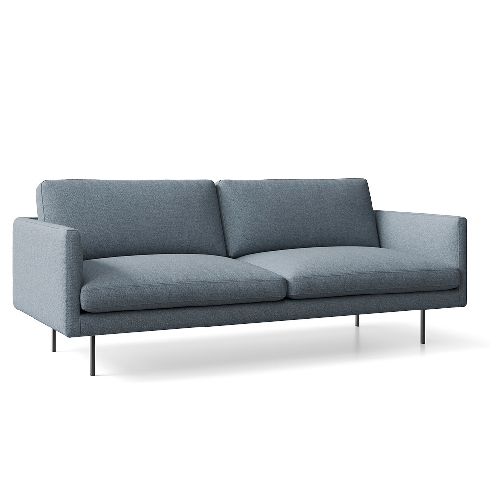 Adea Basel-sohva Verso-kangas 158 sinivihreä, L 200 cm