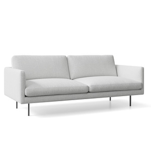 Basel-sohva, Verso-kangas 101 vaaleanharmaa, L 200 cm