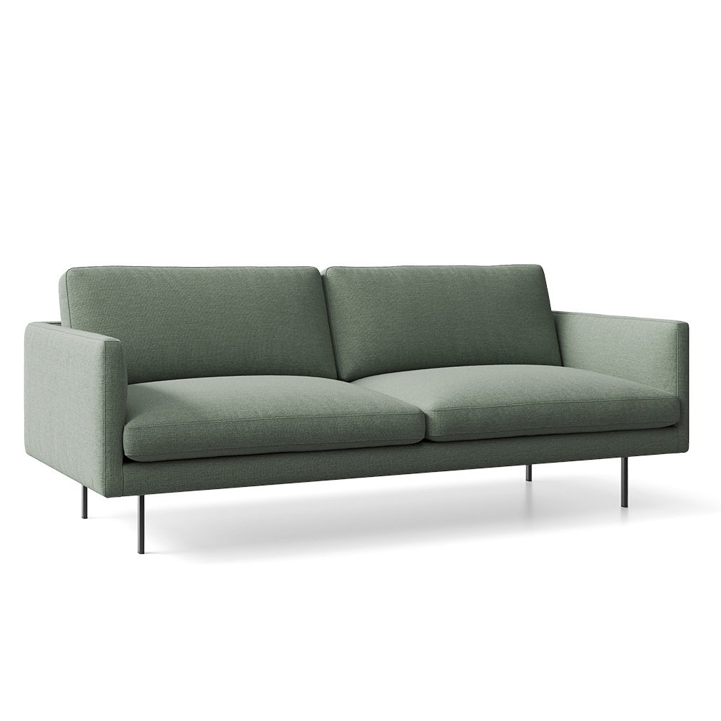 Adea Basel-sohva Verso-kangas 193 vihreä, L 200 cm