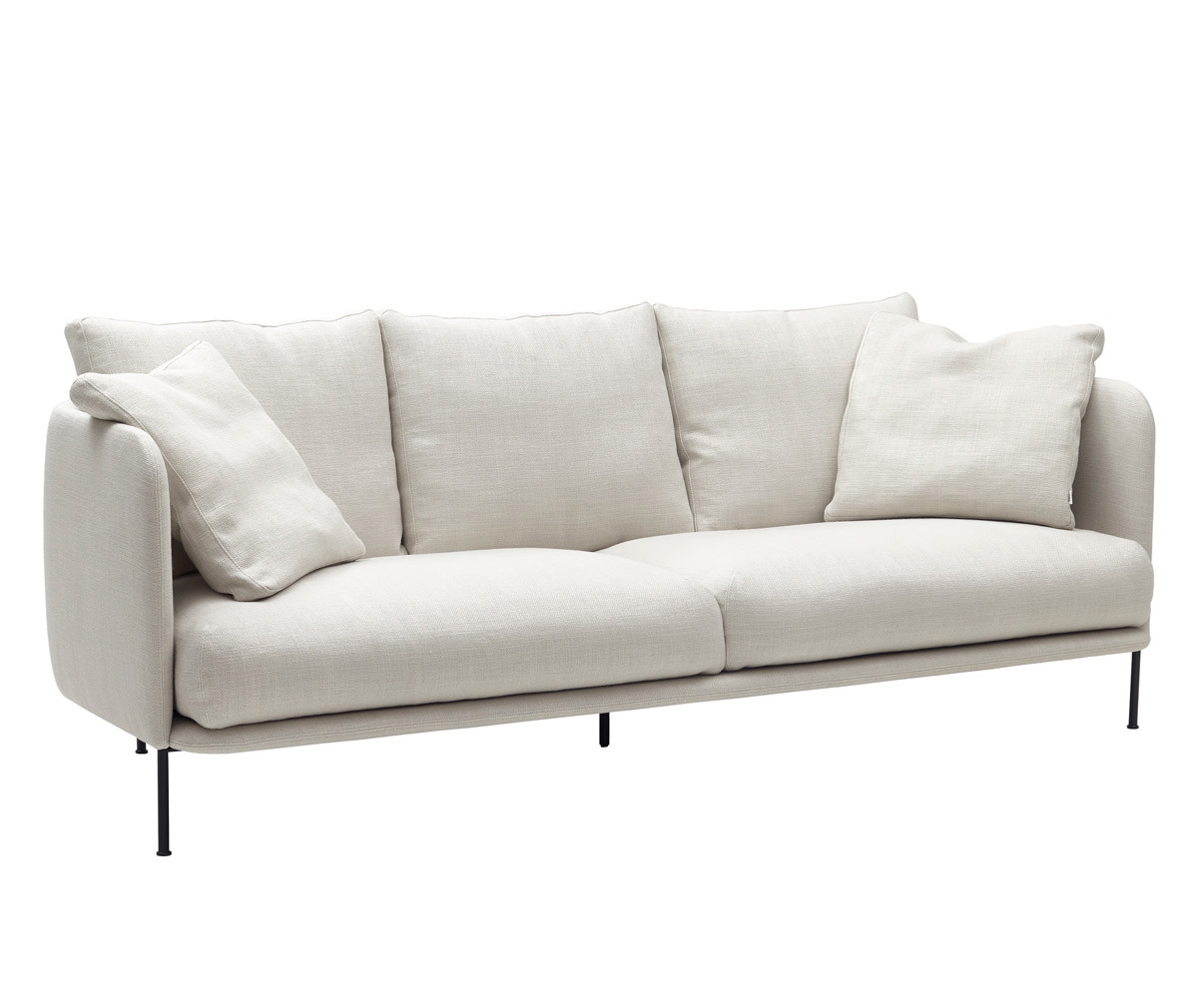 Adea Bonnet Grand -sohva Panama Linen -kangas 17 luonnonvaalea, L 218 cm