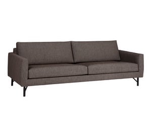 Friend-sohva, Avalon-kangas 19 tummanharmaa, L 225 cm