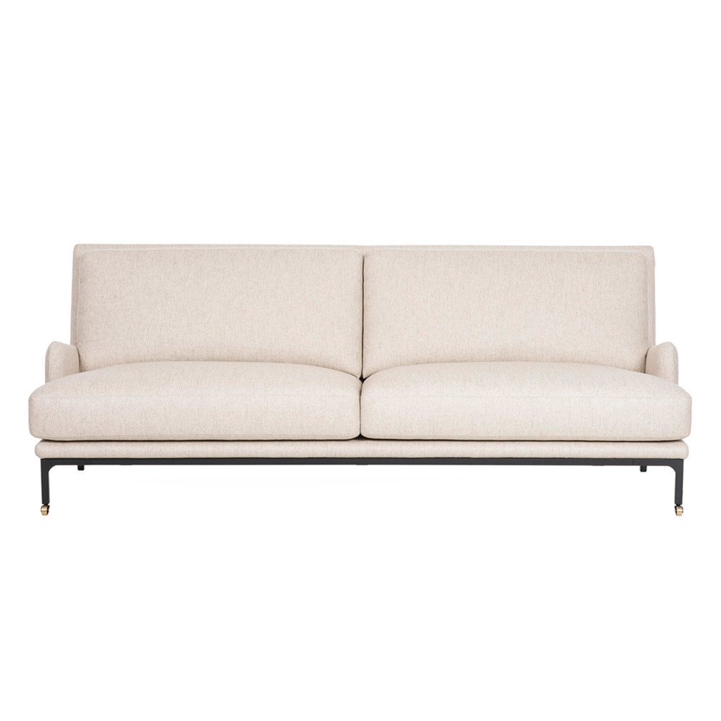 Adea Mr. Jones -sohva Piquet-kangas 101 valkoinen, L 230 cm