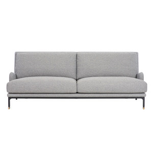 Mr. Jones Sofa, Fabric Diego 153 Grey, W 230 cm