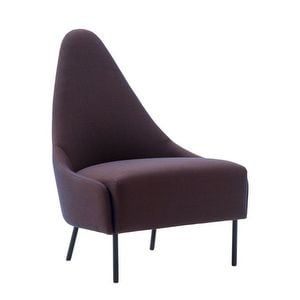 Napoleon Armchair, San Fabric 390 Violet, W 69 cm