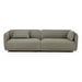 Origami Sofa, Fabric Orsetto 0711 Grey, W 240 cm