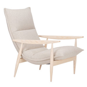 Tao-nojatuoli, Orsetto-kangas 0012 beige / tammi