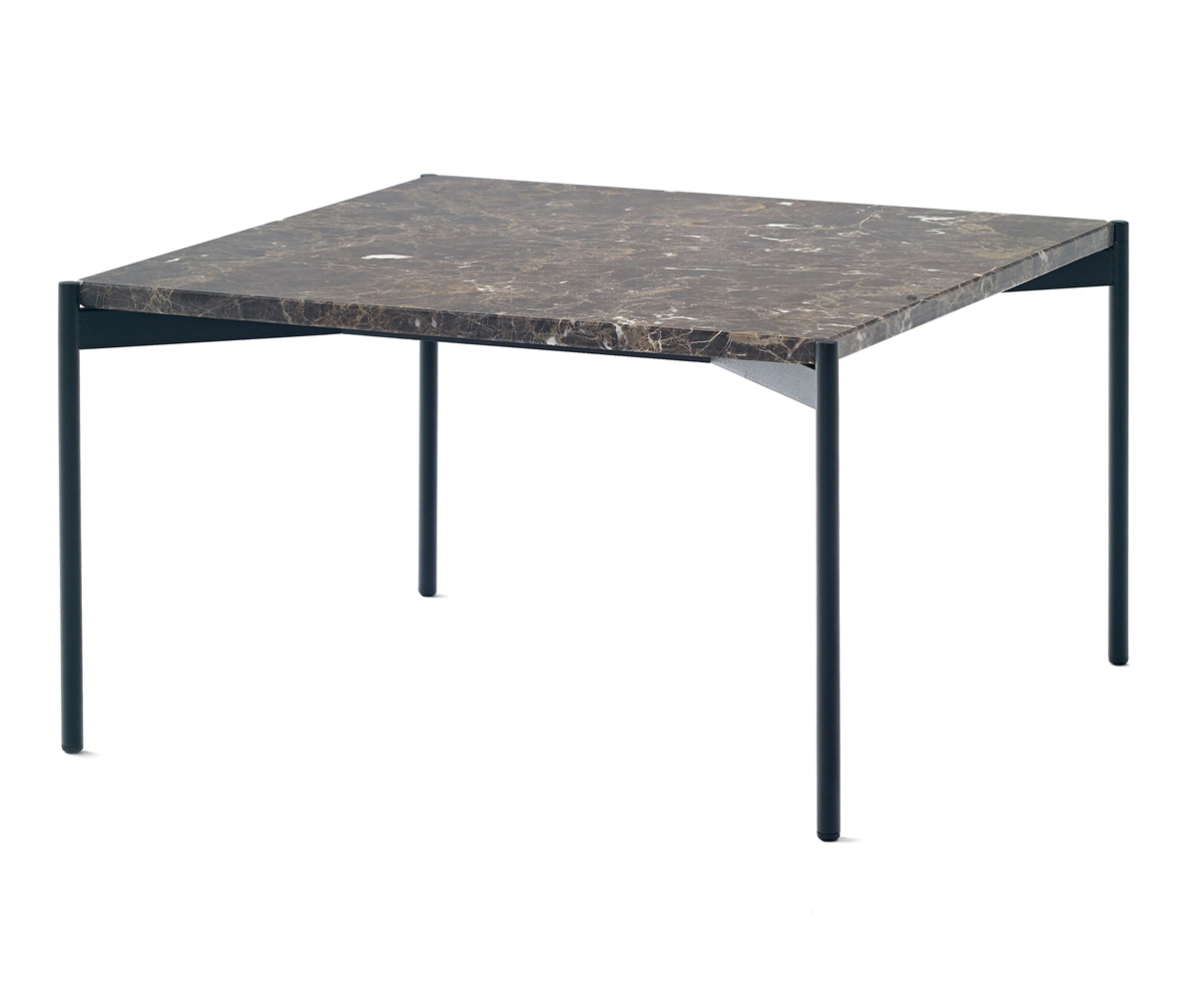 Adea Plateau-sohvapöytä ruskea/marmori, 90 x 90 cm Adea Plateau-sohvapöytä ruskea/marmori, 90 x 90 cm