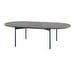 Plateau Coffee Table, Black/Marble, 120 x 60 cm