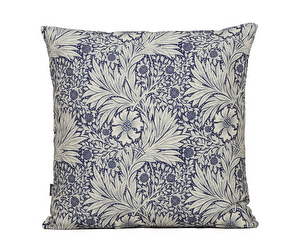 Decorative Cushion, Marigold Indigo / Linen, 50 x 50 cm
