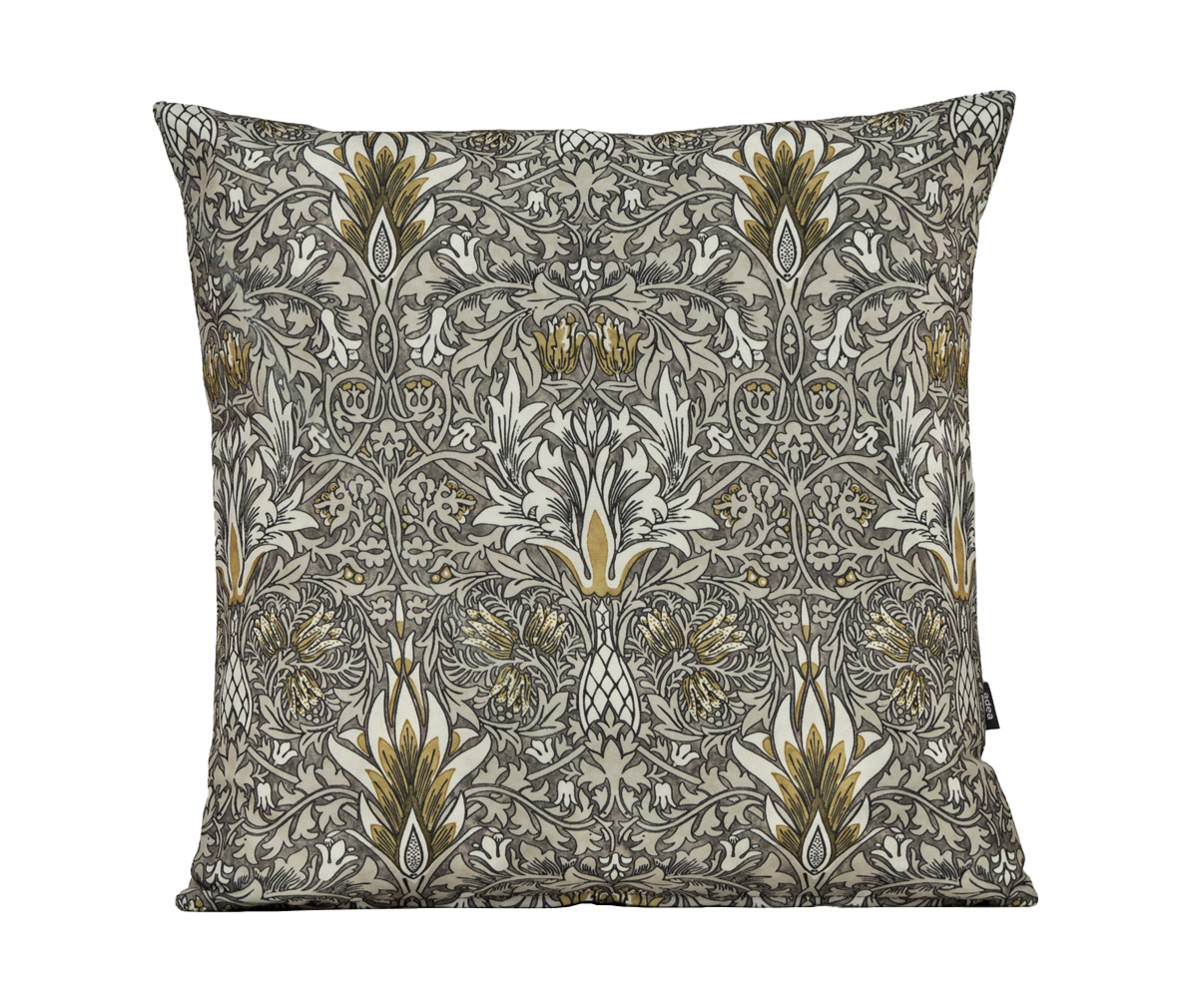 Adea Decorative Cushion Snakeshead Pewter / Gold, 50 x 50 cm