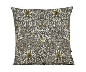 Decorative Cushion, Snakeshead Pewter / Gold, 50 x 50 cm