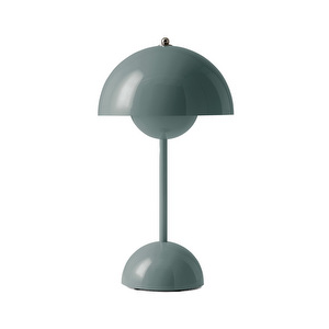 Flowerpot VP9 -pöytävalaisin, stone blue, ladattava