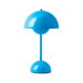 Flowerpot VP9 -pöytävalaisin, swim blue, ladattava