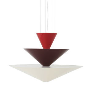 Gio LN15 -riippuvalaisin, punainen / burgundi, ⌀ 92 cm