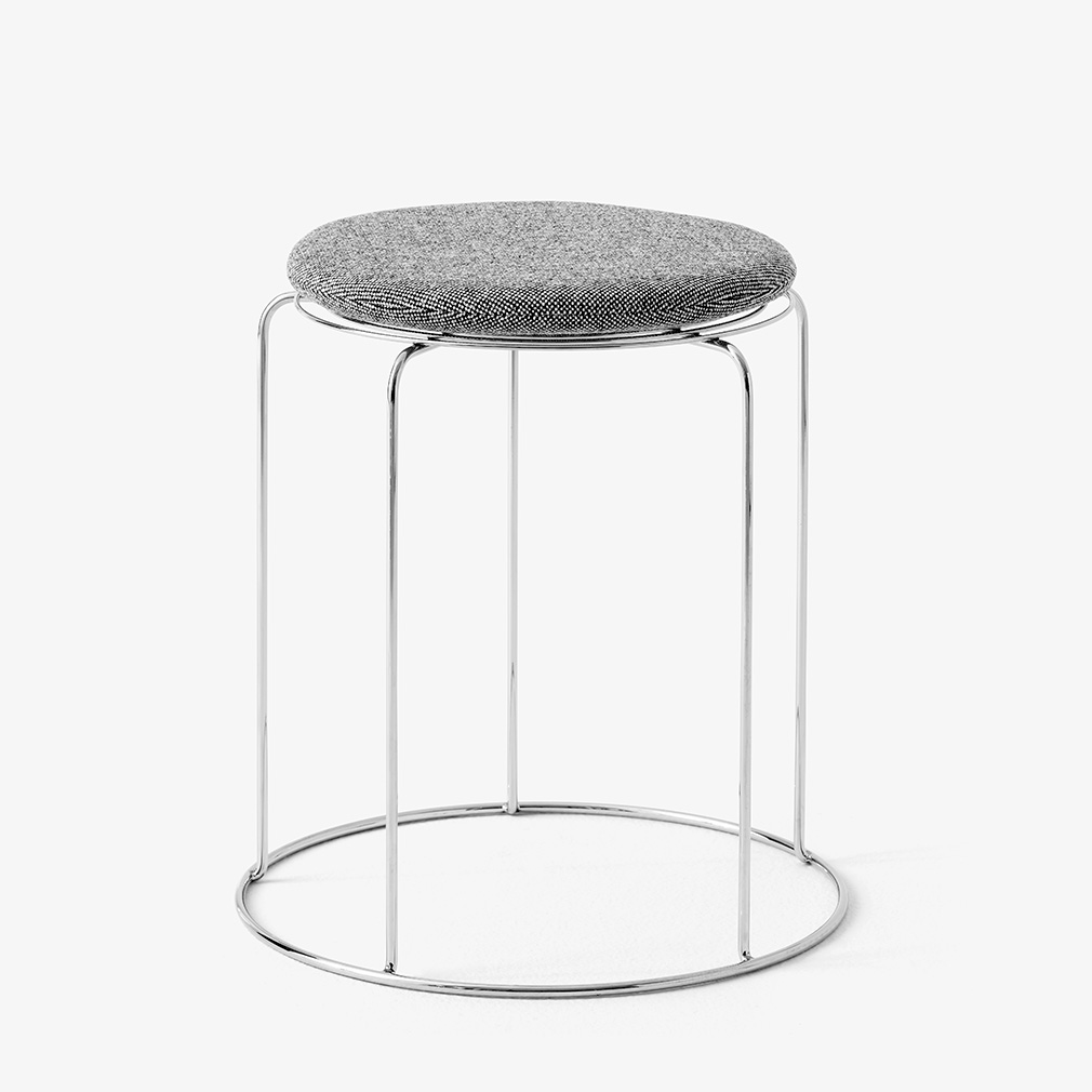 &Tradition Wire VP11 Stool Seat Pad, Grey | Vepsäläinen