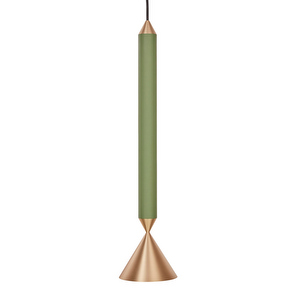 Apollo 39 Pendant Lamp, Forest / Polished Brass
