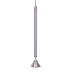 Apollo 59 -riippuvalaisin, light grey/polished aluminium