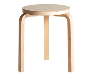 Stool 60, Lacquered Birch, Assembled