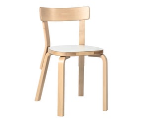 Chair 69, Birch/White Laminate