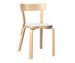 Chair 69, Birch/White Laminate