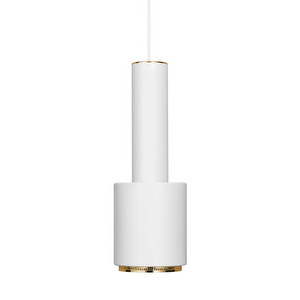 Pendant Light A110, White/Brass