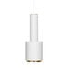 Pendant Light A110, White/Brass