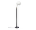 Floor Light A808, White/Black Leather