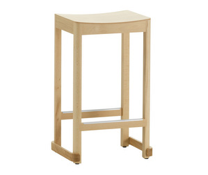 Atelier Bar Stool, Lacquered Beech, H 65 cm