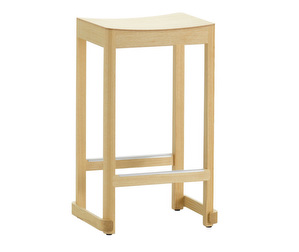 Atelier Bar Stool, Lacquered Ash, H 65 cm