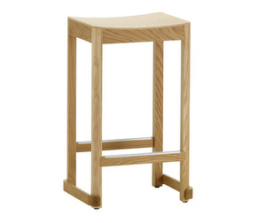 Atelier Bar Stool, Lacquered Oak, H 65 cm