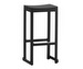 Atelier Bar Stool, Black, H 75 cm