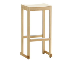 Atelier Bar Stool, Lacquered Beech, H 75 cm