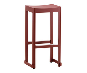 Atelier Bar Stool, Dark Red, H 75 cm