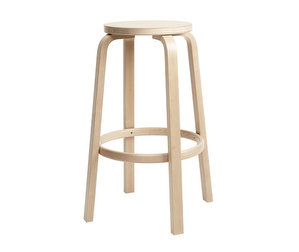 Bar Stool 64, Birch, H 75 cm