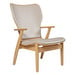 Domus Armchair, Prestige Leather Beige/Oak