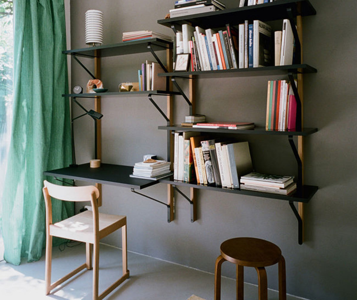 Kaari Wall Shelf with Desk